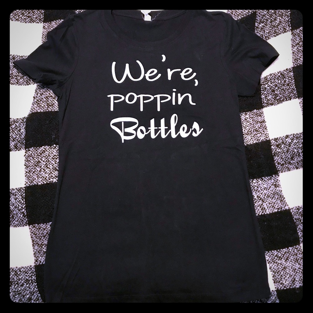 Poppin bottles bachelorette party shirt